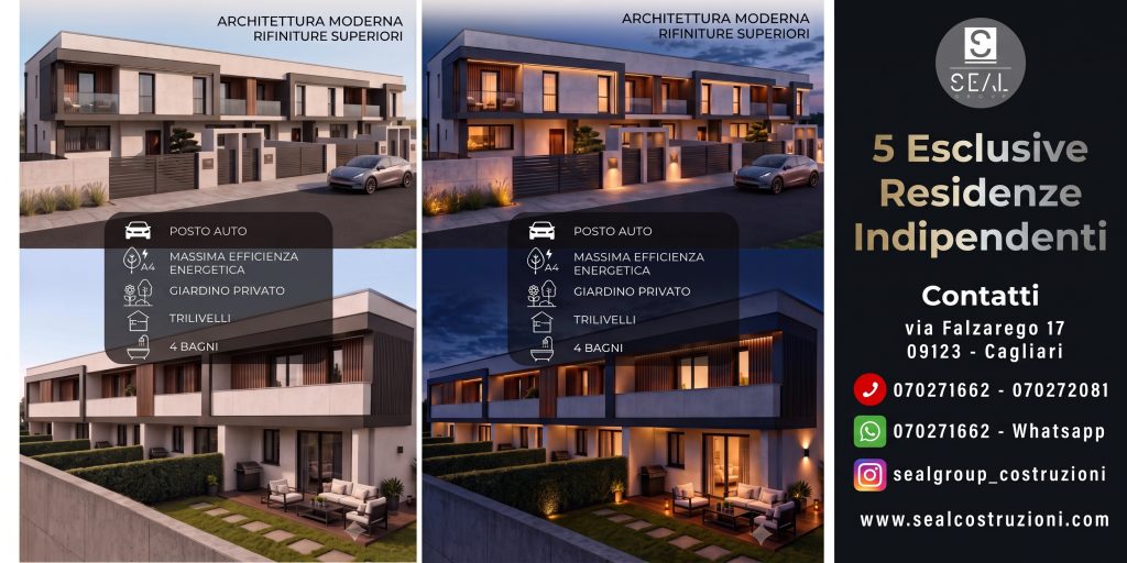 5 Esclusive Residenze Indipendenti in prossima edificazione